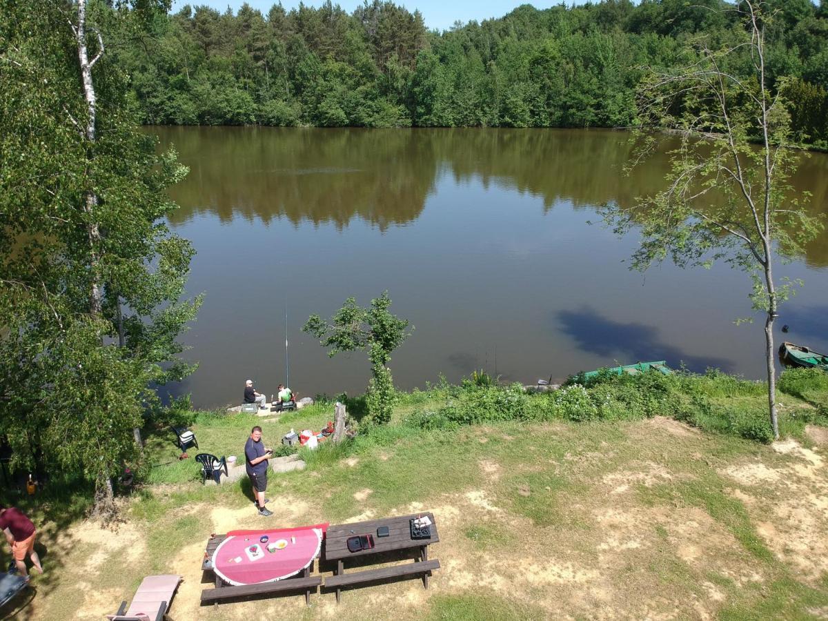 Florennes Gite Neuf 150 M2 Devant Un Grand Lac Prive De 2 Hectares Poissonneux Au Milieu Des Bois Екстериор снимка